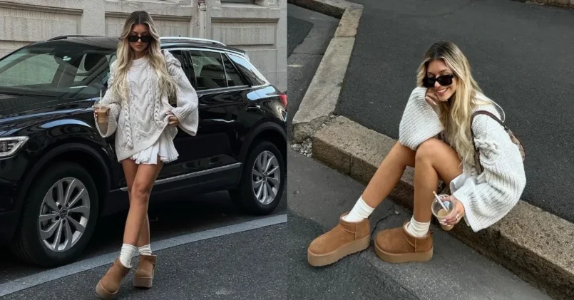 30+ Comfy Sweater Outfits You'll Be Obsessed With This Fall Oversized Knit Sweater Outfits