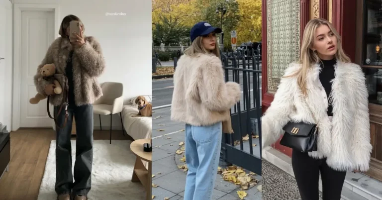 15+ Chic Faux Fur Coat Outfit Ideas You'll Be Obsessed With faux fur coat outfit